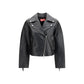Black Calf Leather Bos Taurus Leather Jacket