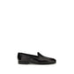 Black Calf Leather Bos Taurus Slip-On Loafers