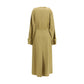 Beige Lyocell Trench Coat