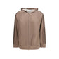 Brown Silk Sweatshirt