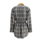 Gray Cotton Casual Dress
