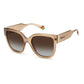 Beige Plastic Sunglasses