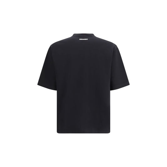 Black Cotton T-Shirt