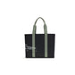 Black Cotton Shoulder Bag
