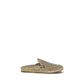Beige Calf Leather Bos Taurus Mules