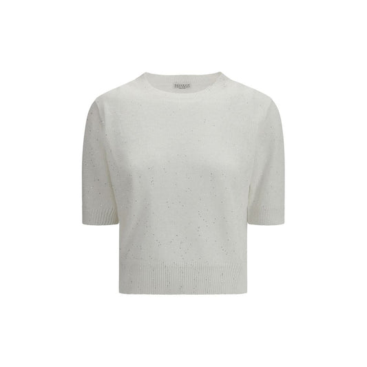 White Cotton Sweatshirt