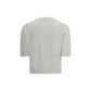 White Cotton Sweatshirt