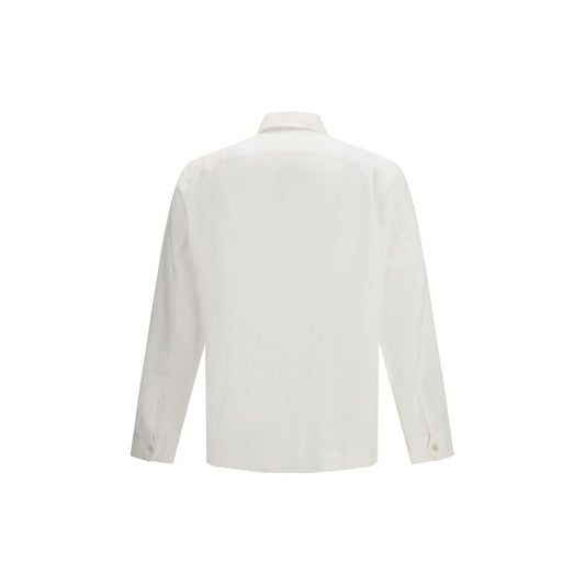 White Linen Dress Shirt