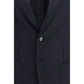 Blue Fleece Wool Blazer