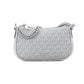 Gray Canvas Shoulder Bag