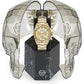 Gold Stainless Steel Dress Watch