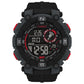 Black Rubber Sport Watch
