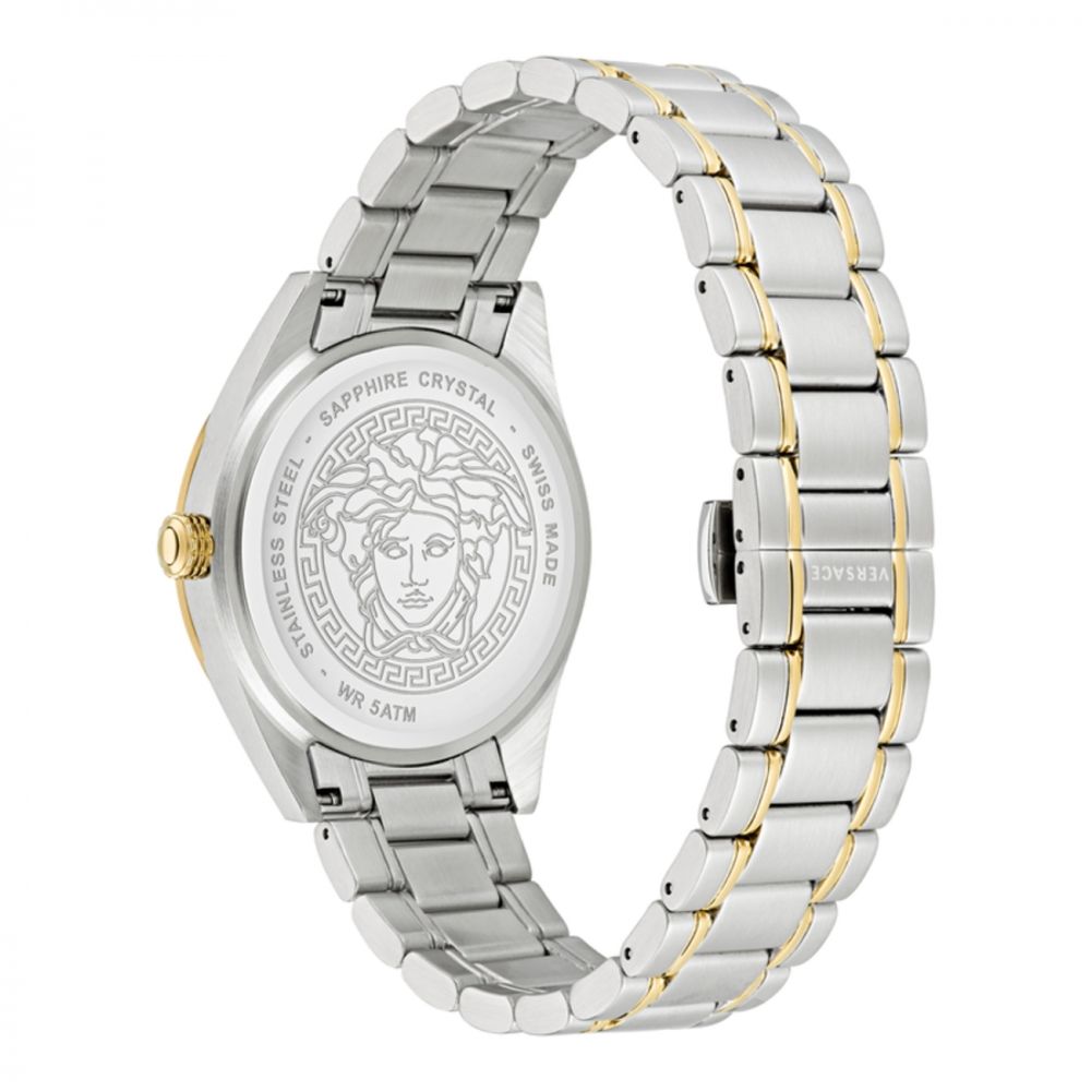 Gray Stainless Steel Dress Watch