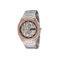 Gray Stainless Steel Dress Watch