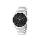 Gray Stainless Steel Dress Watch