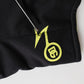 Men Black Polyester Knitted Bucket Capello Hat