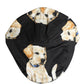 Men Black Dog Cotton Newsboy Cloth Capello Hat