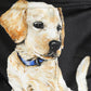 Men Black Dog Cotton Newsboy Cloth Capello Hat