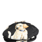 Men Black Dog Cotton Newsboy Cloth Capello Hat