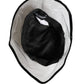 Black Nylon Plastic Fisherman Bucket Capello Hat