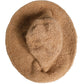 Beige Virgin Wool Fur Women Knitted Capello Hat