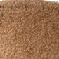 Beige Virgin Wool Fur Women Knitted Capello Hat