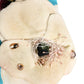 Blue Floral Motif Turban Headwear Women Hat