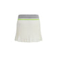 White Cotton Mini Skirt
