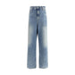 Blue Cotton Relaxed Fit Jeans