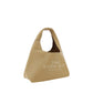 Beige Calf Leather Bos Taurus Shoulder Bag