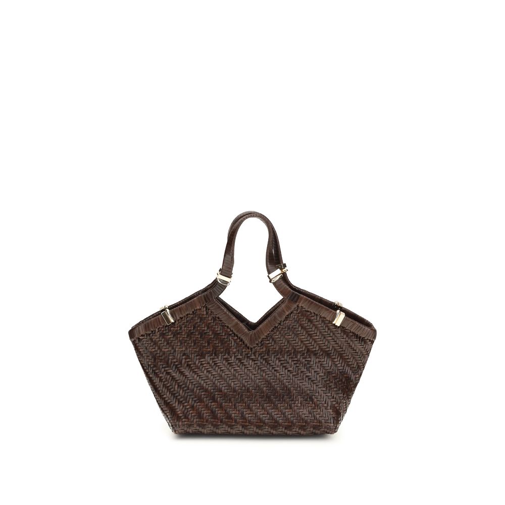 Brown Buffalo Leather Handbag