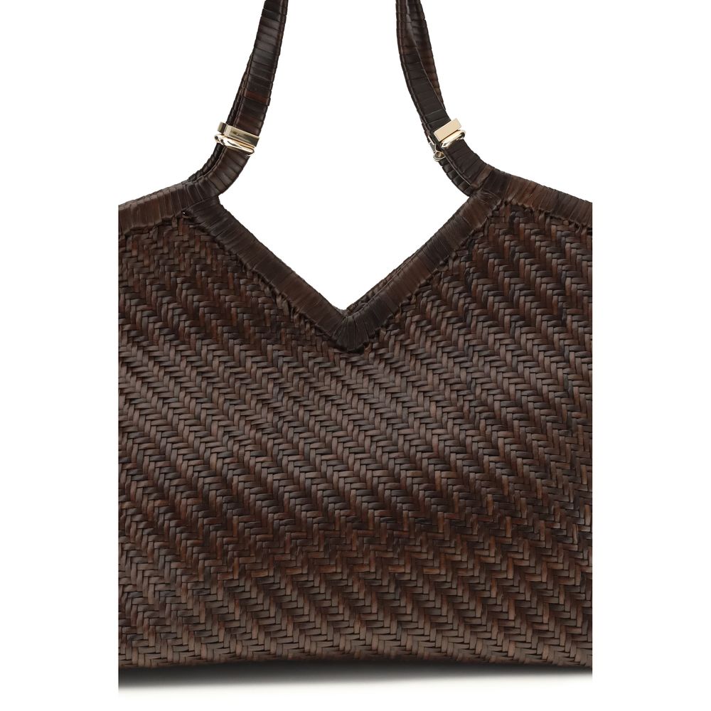Brown Buffalo Leather Handbag