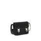 Black Polyester Shoulder Bag