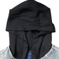 Blue Hooded Cotton Buttoned Denim Jacket