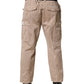 Beige Straight Cargo Chino Trouser Pants