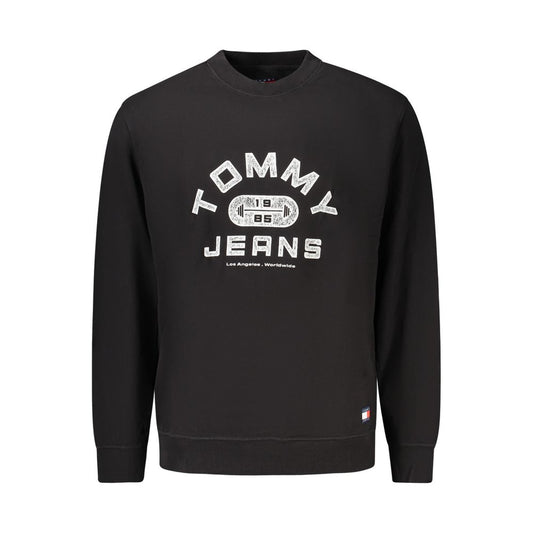 Black Cotton Men's Sweatshirt