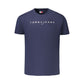 Blue Cotton Men's T-Shirt