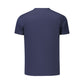 Blue Cotton Men's T-Shirt