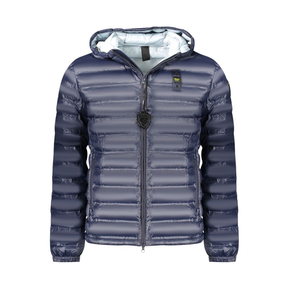 Blu Poliammide Men Jacket