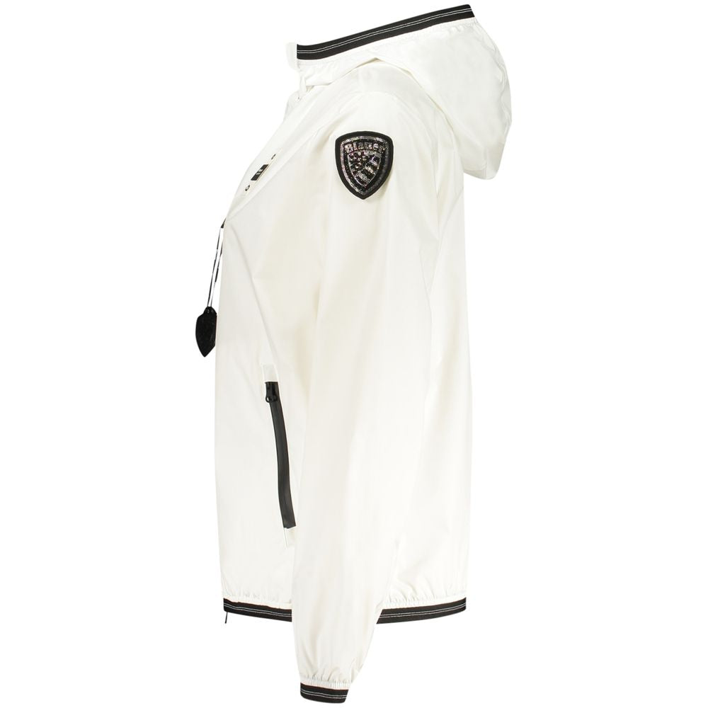 White Poliammide Women's Jacket