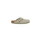 Bicolor Leather Clogs