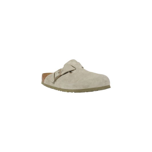 Bicolor Leather Clogs
