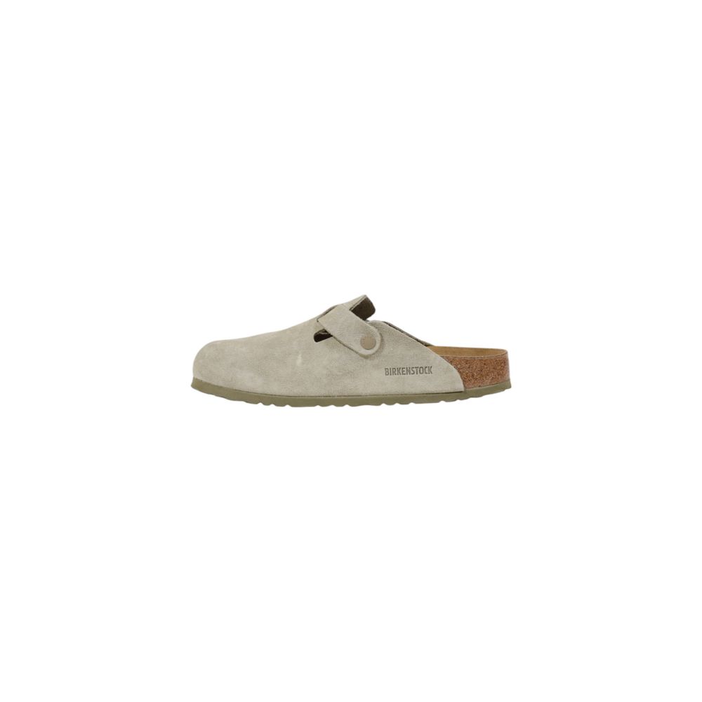 Bicolor Leather Clogs