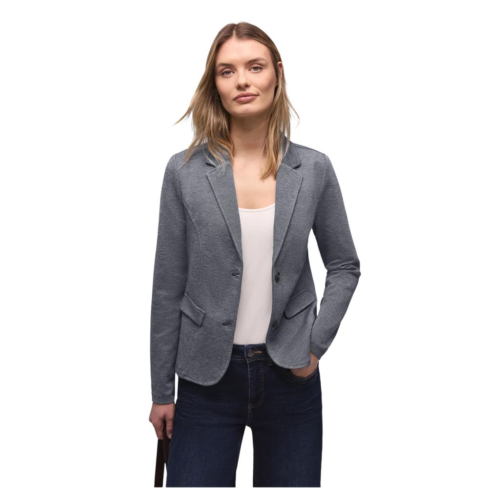 Blue Polyacrylic Blazer