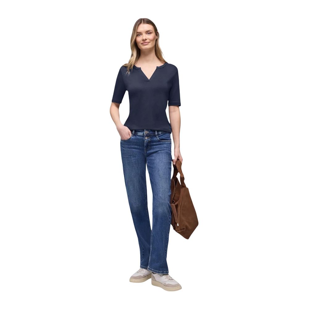 Blue Cotton T-Shirt