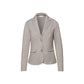 Beige Polyacrylic Blazer