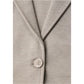 Beige Polyacrylic Blazer