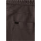 Brown Viscose Casual Pants