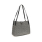 Black Cotton Shoulder Bag
