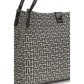 Black Cotton Shoulder Bag